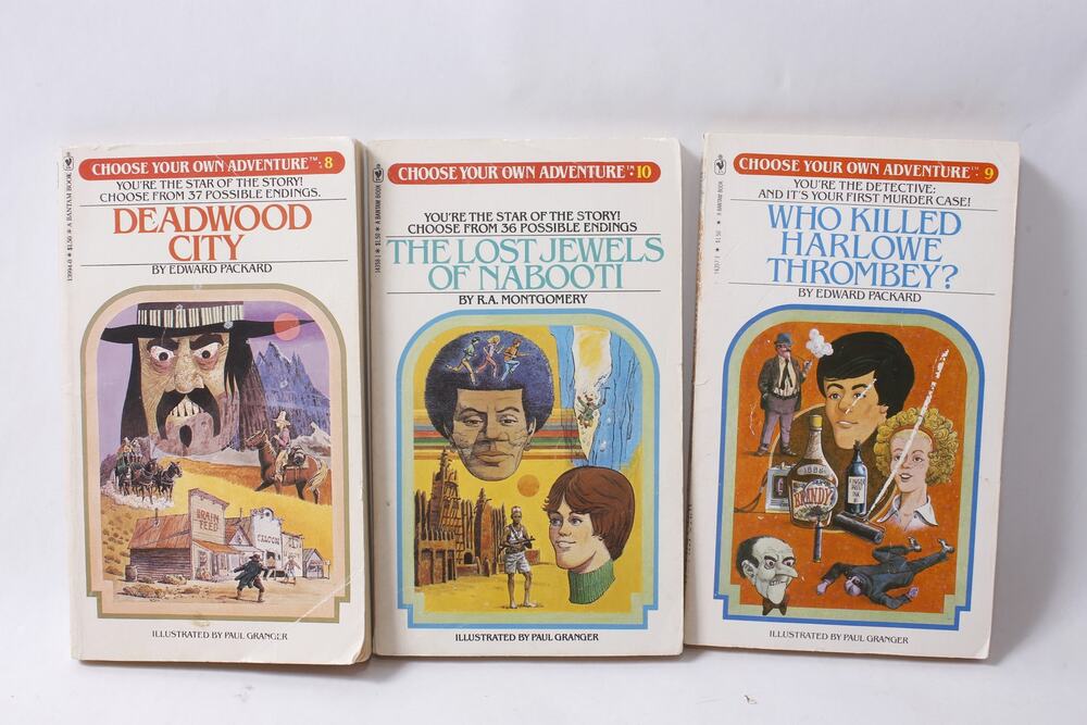 Choose Your Own Adventure Children's Gamebook Lot Bantam ~ 260909-WH 1149
